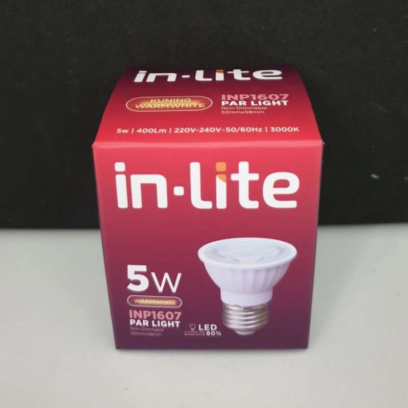 Jual Lampu Halogen Led E27 5W Inlite Par Light Inp1607 - Kuning Di ...