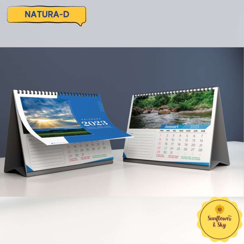 Jual Natura-d - Kalender 2023 Kalender Meja Kalender Kerja Desk ...