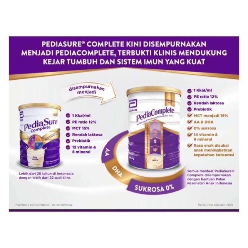 Promo Pediasure Complete 850 gr Rasa Vanila (bukan triplesure   ) Diskon