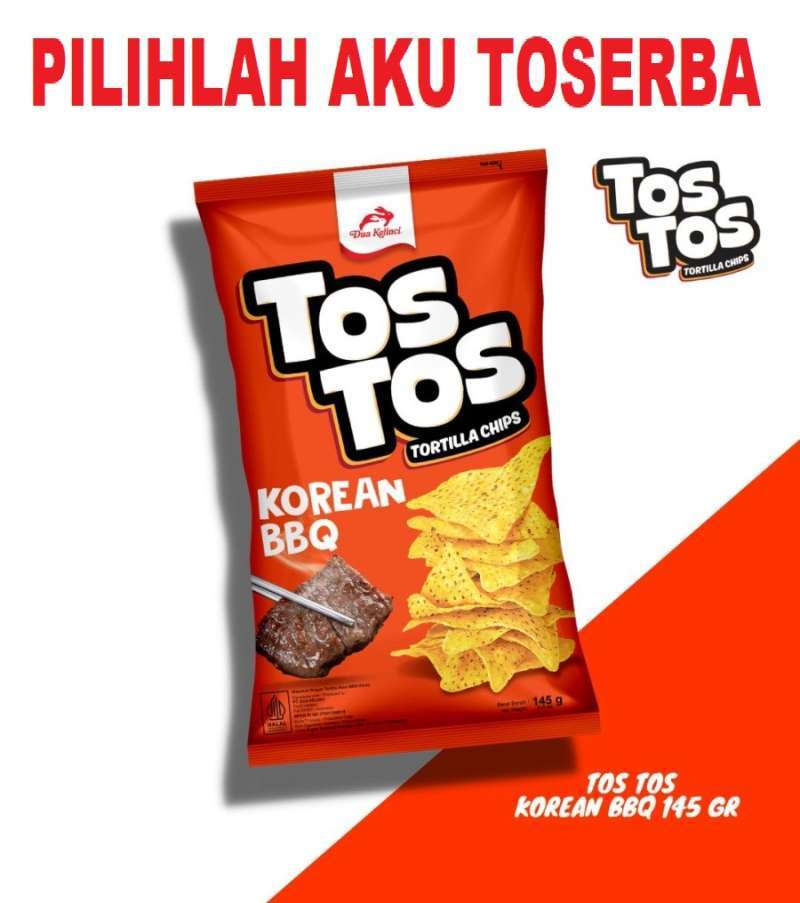 Jual TOSTOS Tortilla Chip KOREAN BBQ 145 gr ( HARGA 1 Pcs ) di Seller