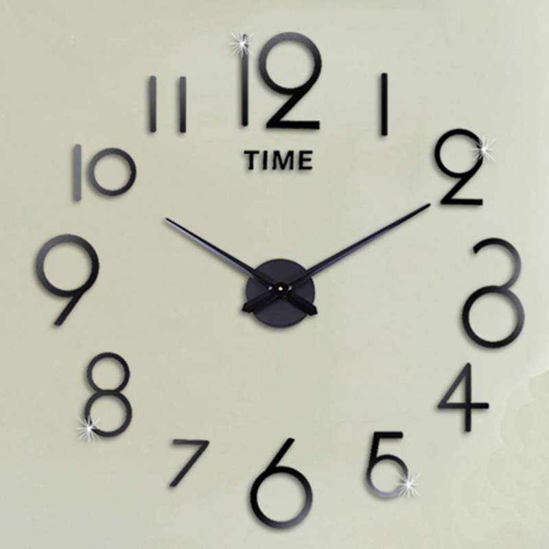 Jual Selft Da03 Jam Dinding Diy Giant Wall Clock Quartz Creative Design