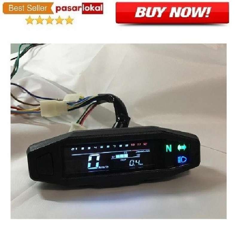 Jual Speedometer Digital Motor Odometer Electric Injection Carburetor