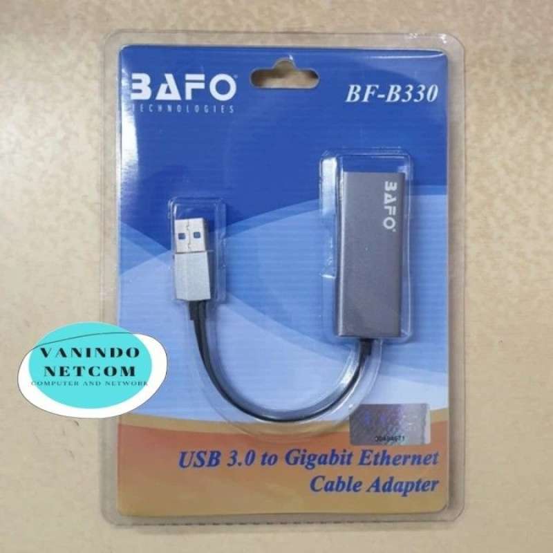 Jual USB TO LAN GIGABIT Ethernet adapter BAFO BF-B330 / USB to GIGABIT ...