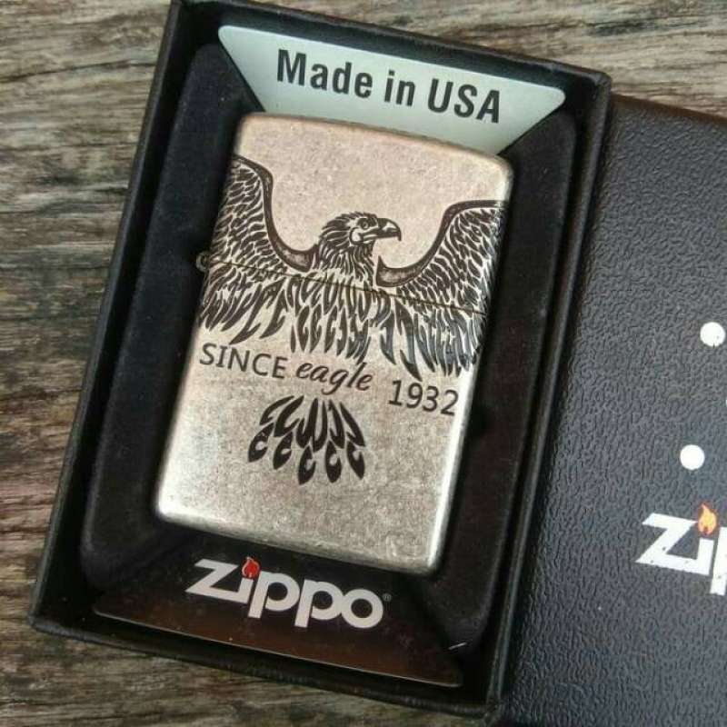 Jual Matches Korek Api Silver Eagle 1933 Grede Ori Lighter di Seller Dazzle Store Kota Jakarta