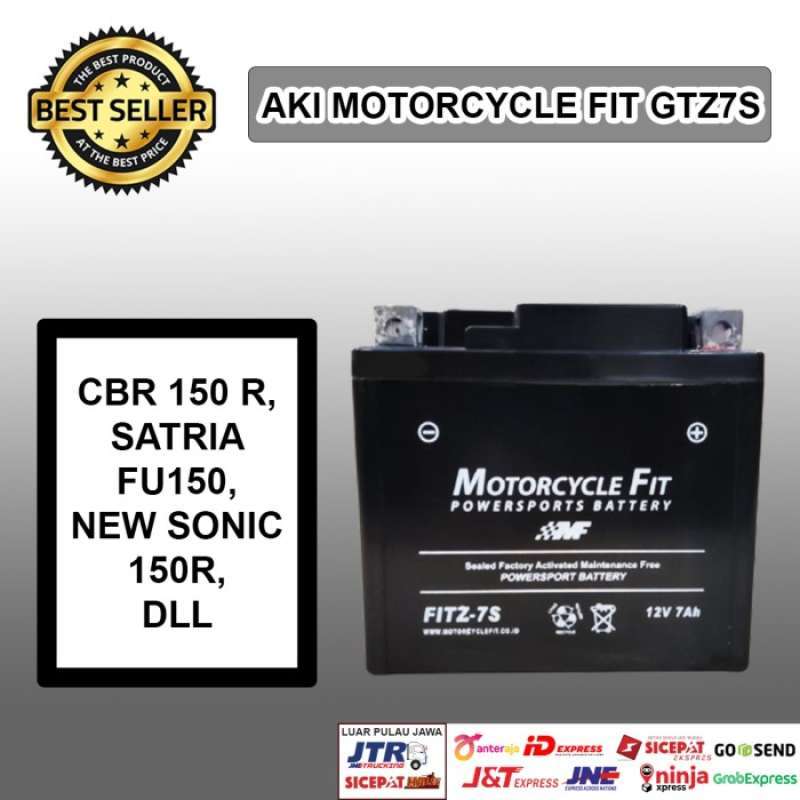 Jual Aki motor honda cbr150r GTZ7S aki kering motorcycle fit FITZ7S di