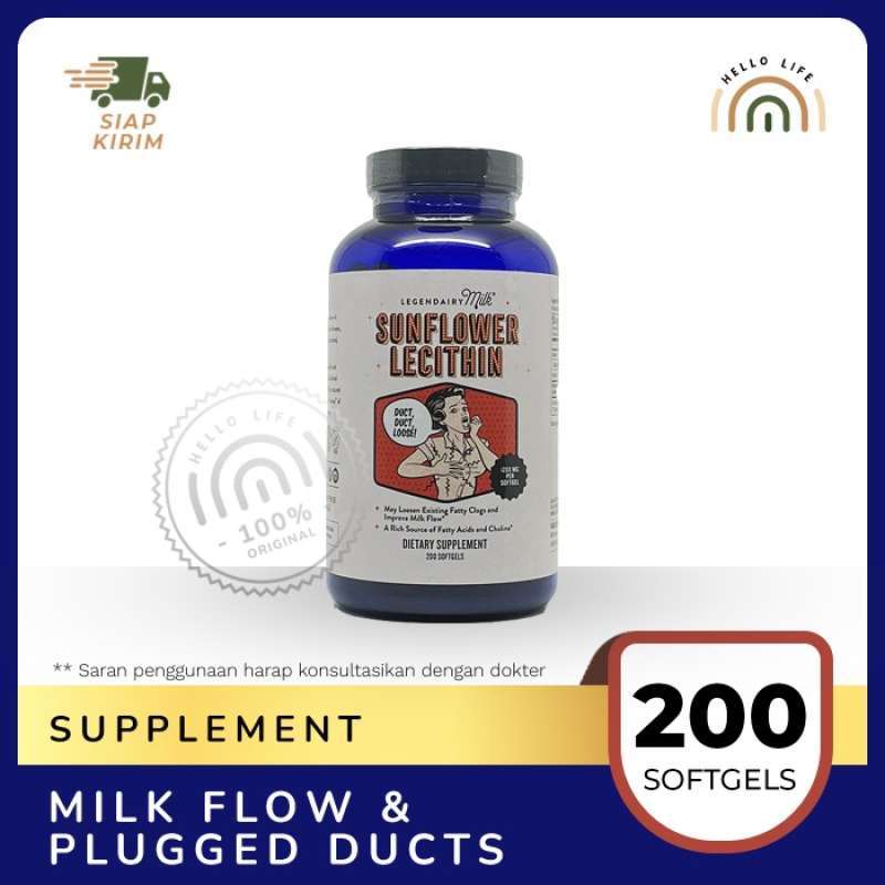 Jual Legendairy Milk Sunflower Lecithin / Asi Booster 200 Softgels di Seller Nizar Store 001