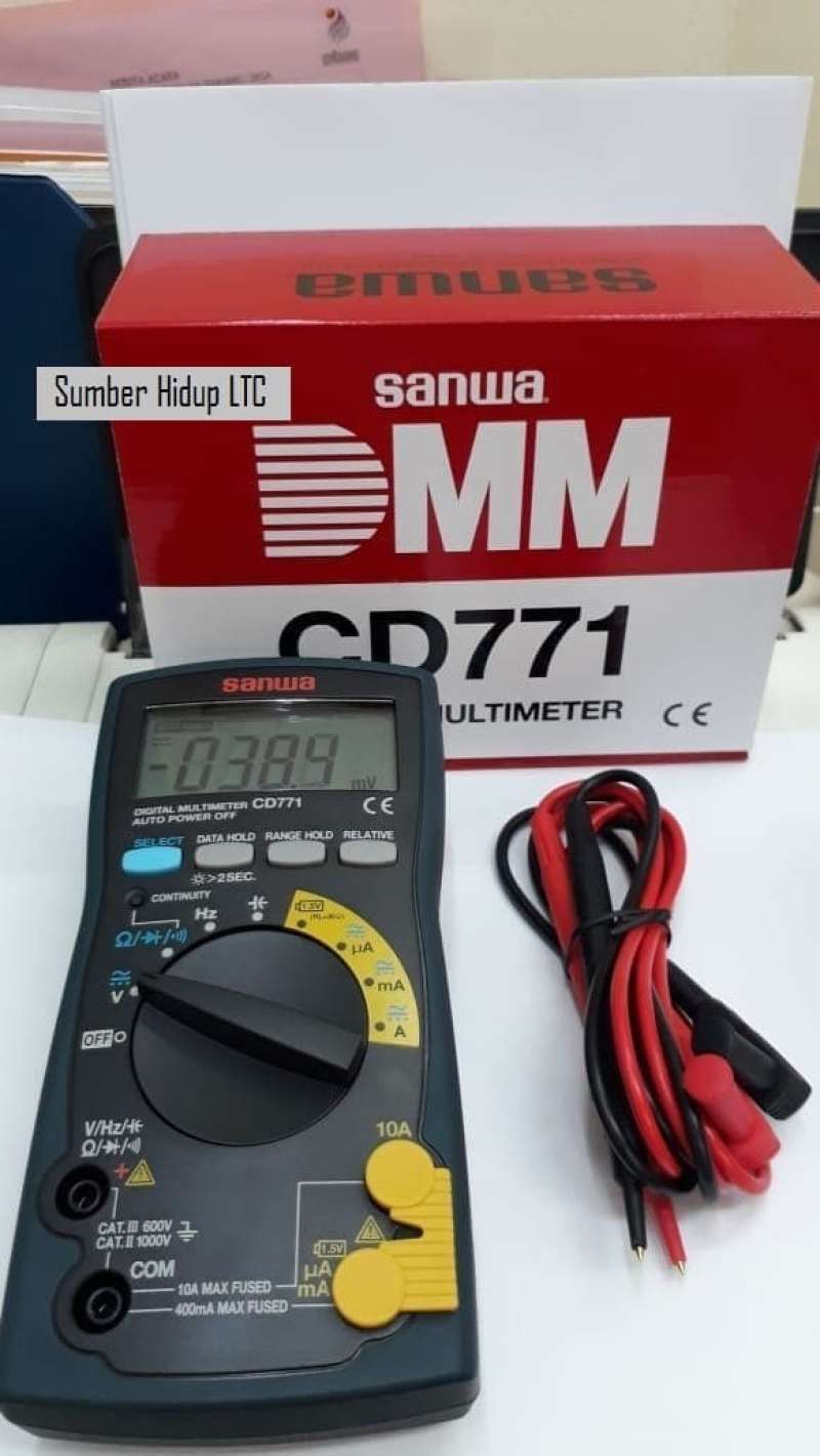 Promo Digital Multitester / Digital Multimeter Sanwa Cd771 Diskon 1 di