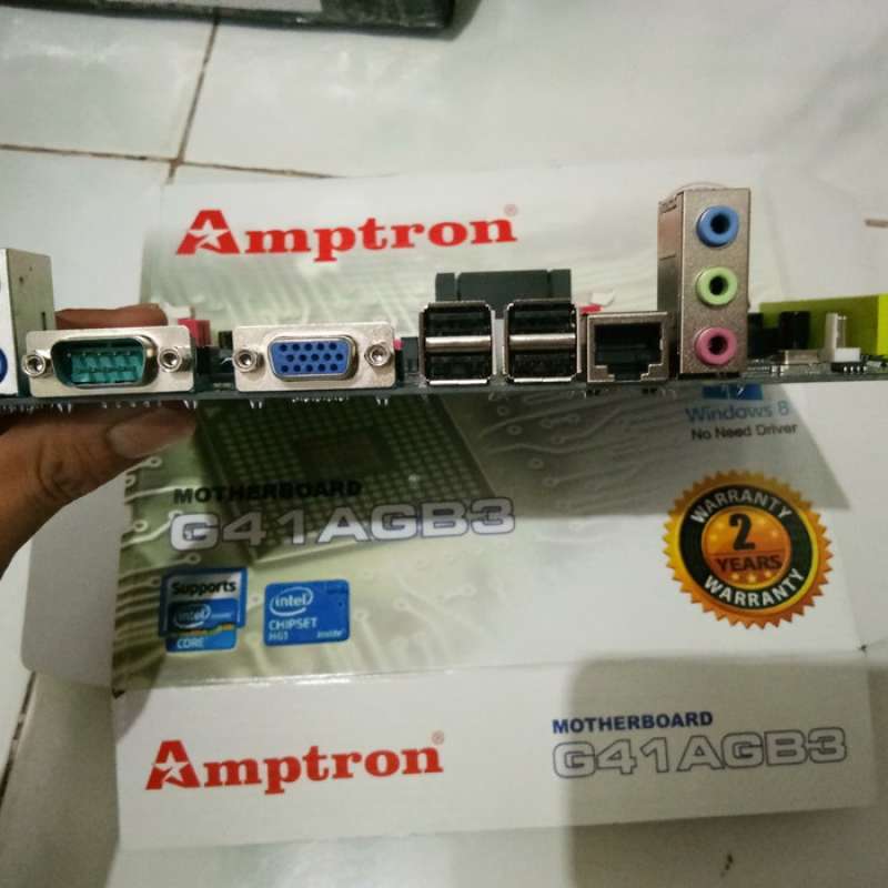 Promo Amptron G41 Socket Lga775 Motherboard Diskon 7% Di Seller Contec ...