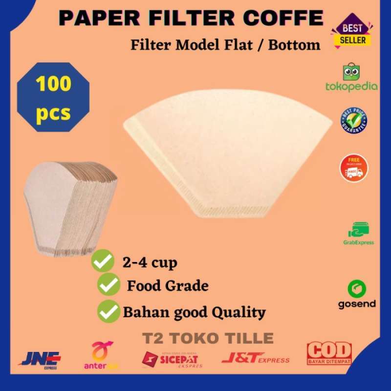 Jual Coffee Filter Paper Kertas Penyaring Saringan Kopi Model Bottom