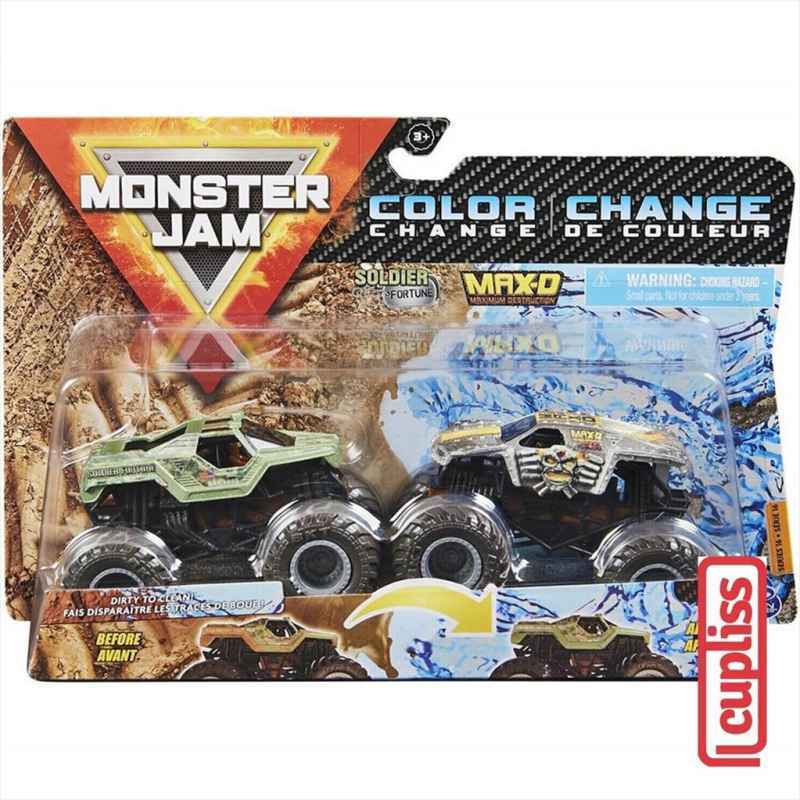 Jual Monster Jam Color Change Diecast Soldier n MaxD di Seller Cupliss