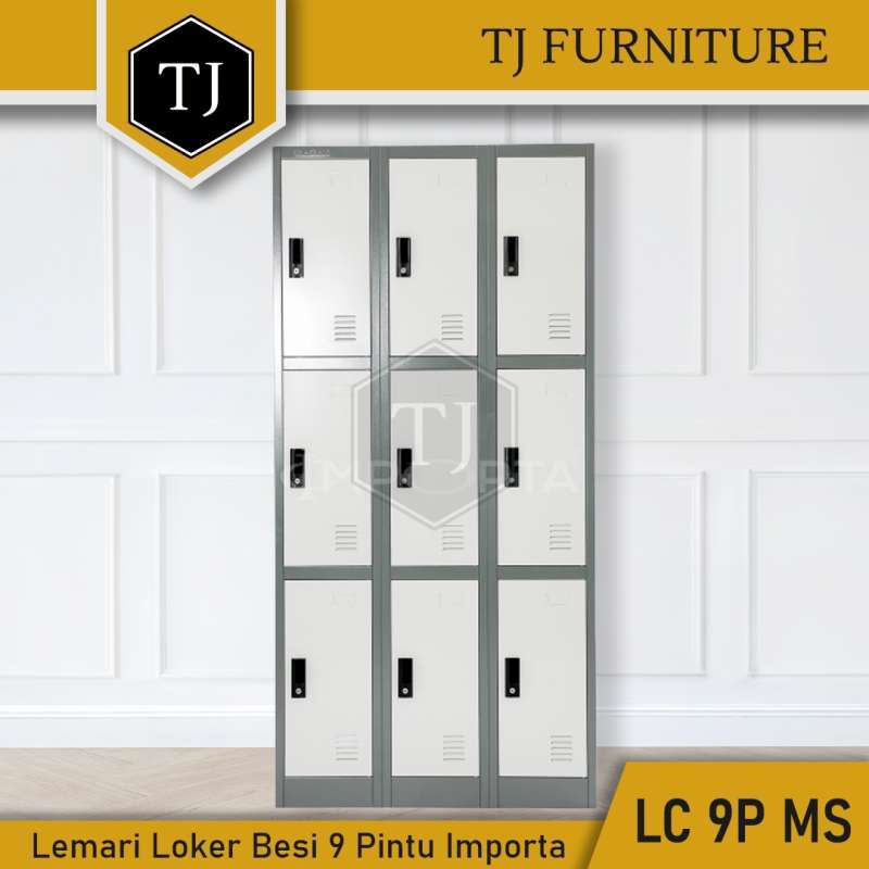 Jual Importa Loker Besi / Lemari Arsip / Locker Kantor Besi 9 Pintu