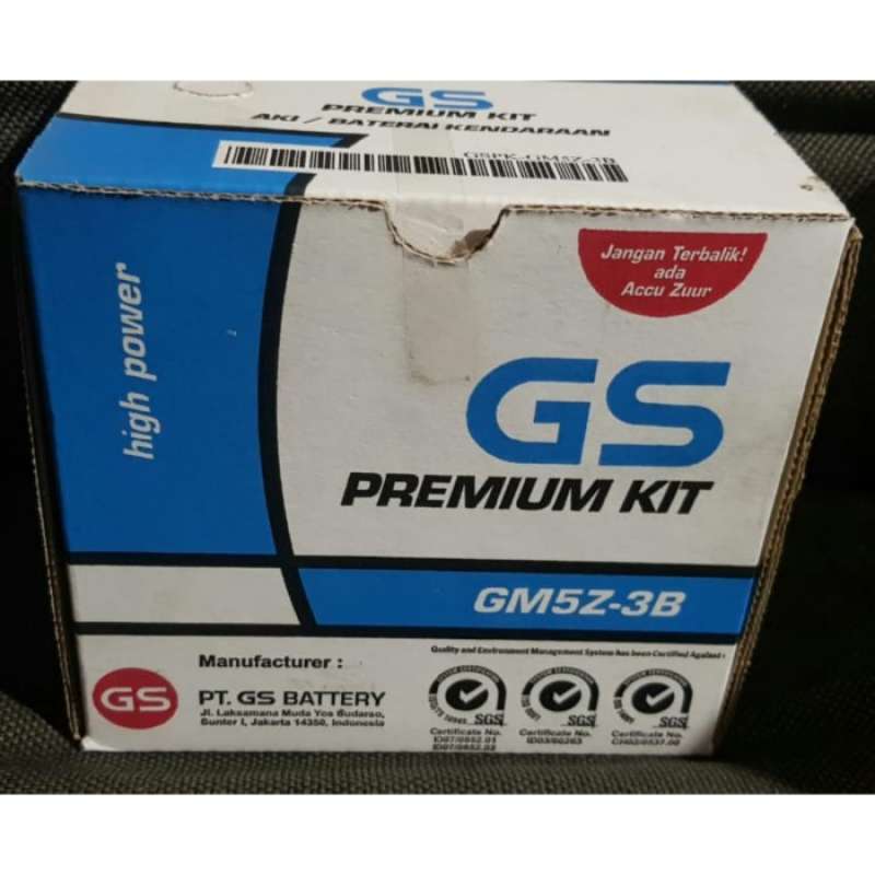 Promo Aki Motor Basah Gm5Z-3B | Aki Motor Gs Diskon 23% di Seller
