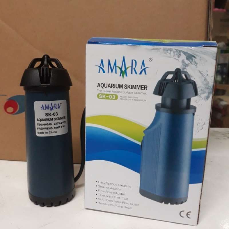 Promo Skimmer Skimer Surface Aquascape Aquarium Terbaik Merk Amara Sk03