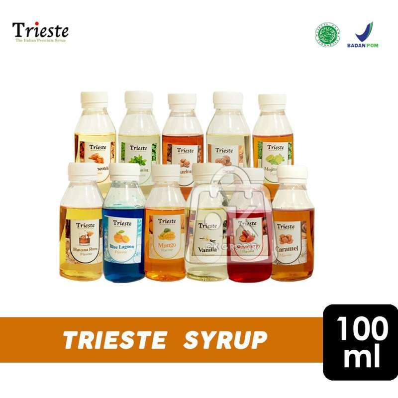 Promo Trieste Syrup / Sirup Repack (botol 100ml) Diskon 39 Di Seller