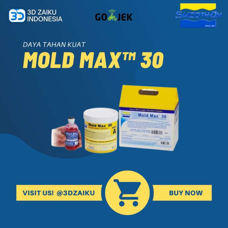 Jual Original Smooth On Mold Max™ 30 untuk Buat Cetakan 3D dari USA di