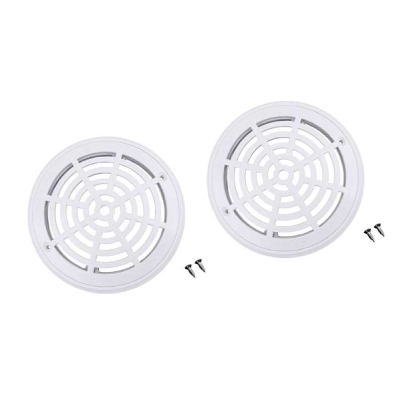 Jual 2 Pack Durable White Main Drain Covers Inground Pool High Quality