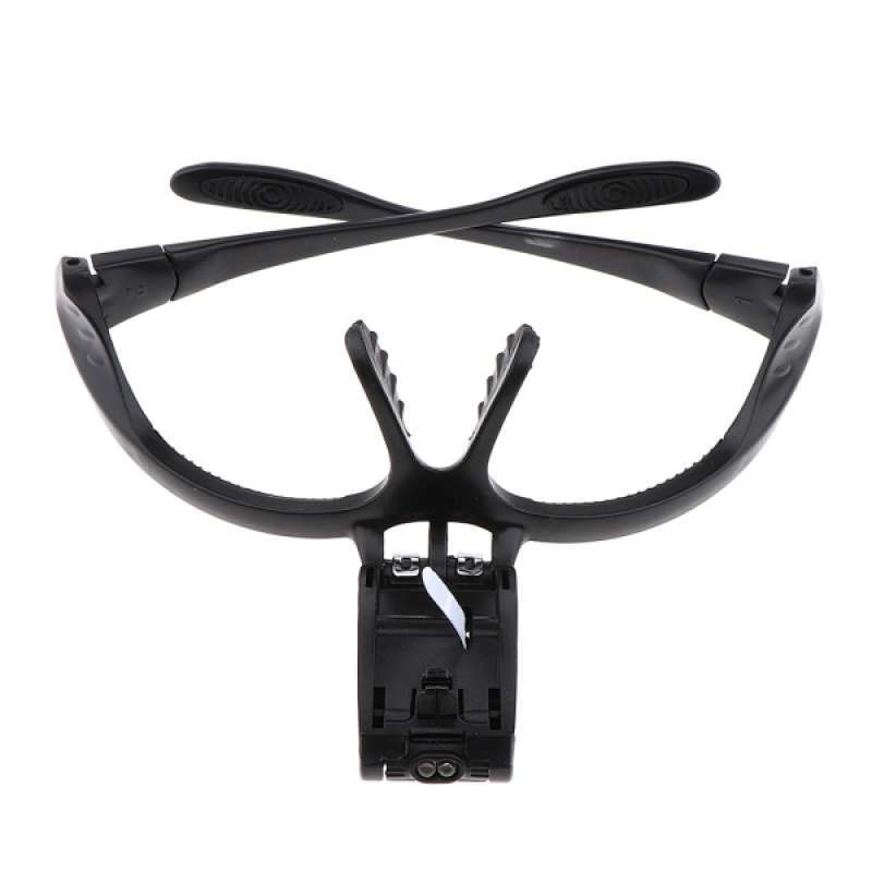 Jual 5 Lens Head Magnifier Lighted Magnifying Glass for Eyelash