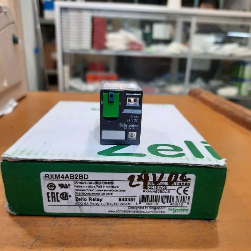 Реле rxm4ab2bd 24vdc