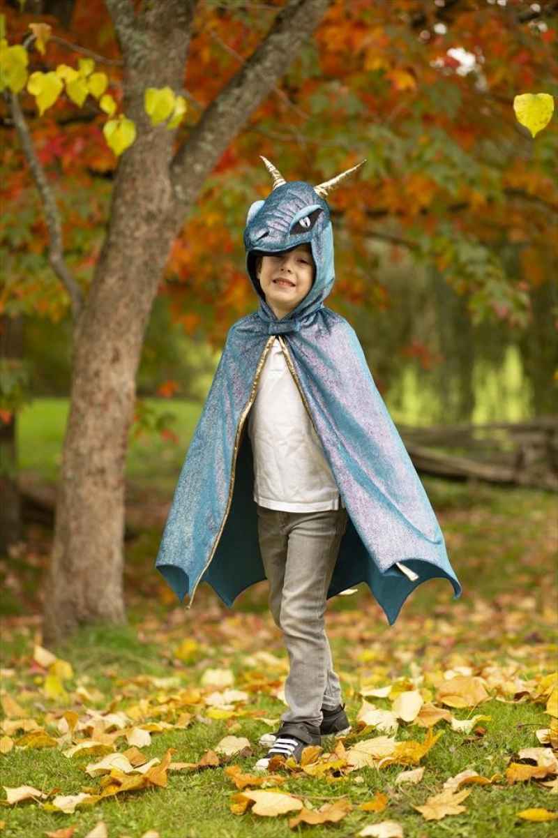 Jual GREAT PRETENDERS STARRY NIGHT DRAGON CAPE - TEAL/GOLD (5-6 YEARS ...