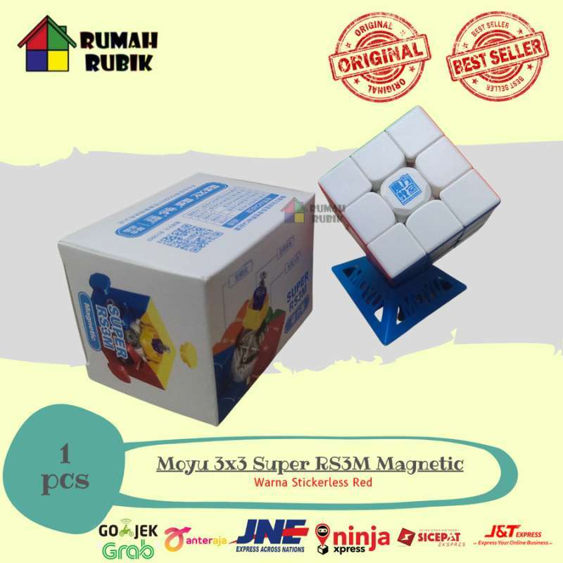 Bukefuno MoYu Super RS3M 2022 Cubo Magico Magnetico 3x3 | Speed Cube, Design Anti-Stick, 48 Magneti, Taglio Angolare, Senza Adesivi