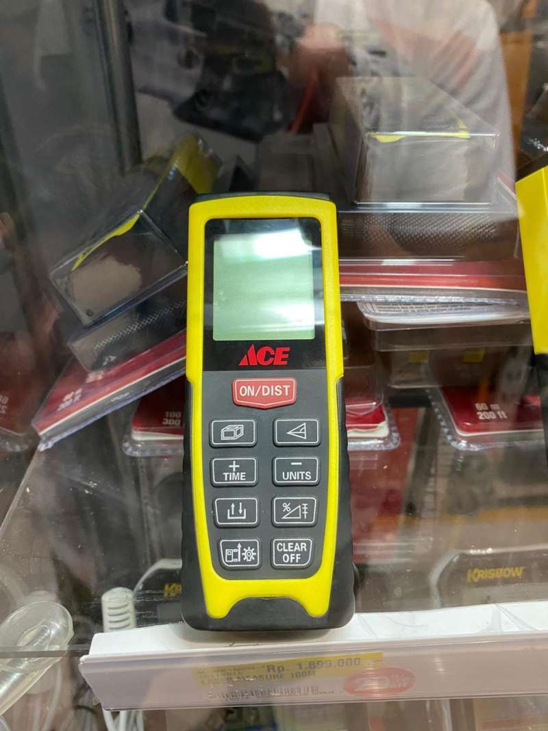 Promo ACE hardware Alat Pengukur Jarak / Ukur Meteran Digital 100 meter