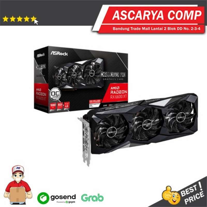 Jual ASROCK AMD Radeon RX 6600 XT Challenger Pro 8GB OC / RX 6600 XT ...