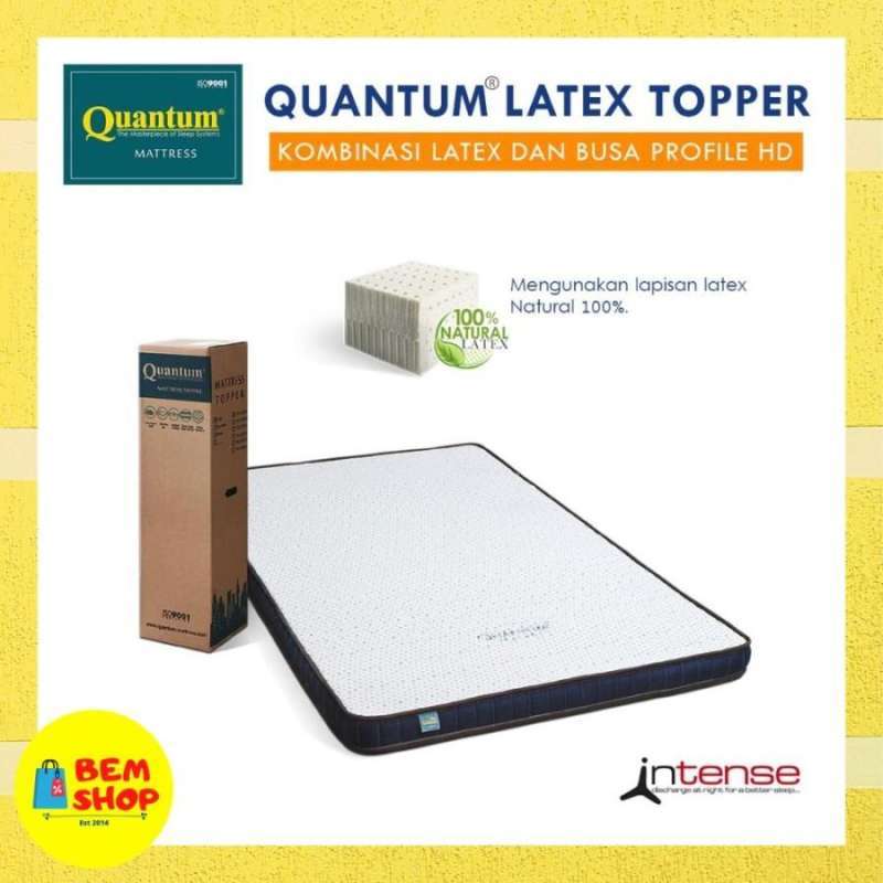 Jual Mattress Topper Latex Intense Quantum 160x200 /pelapis Kasur