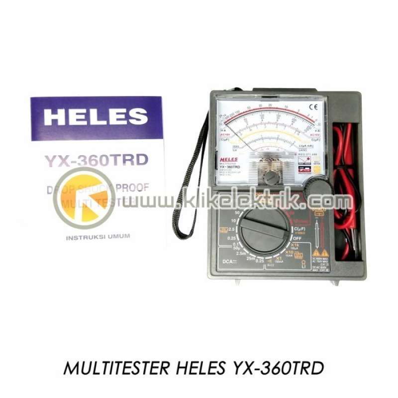 Promo MULTITESTER AVO METER ANALOG HELES YX360TRD MULTI METER HELES YX