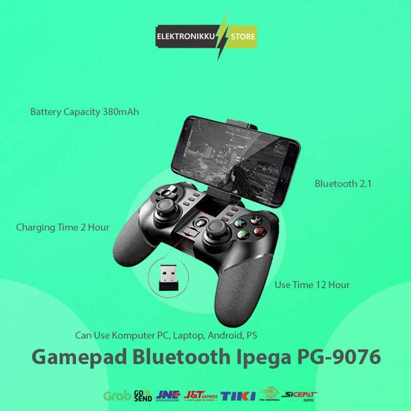 Promo Gamepad Bluetooth Ipega Pg-9076 Wireless Stick Gaming Android Ios ...
