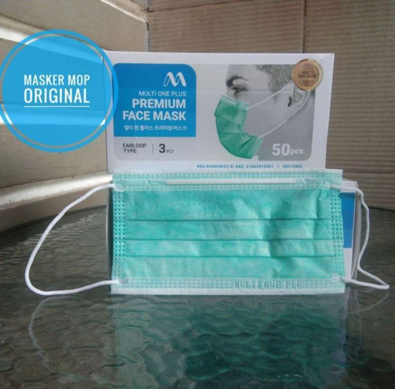 Jual Masker Medis 3ply Earloop Multi One Plus Original ...