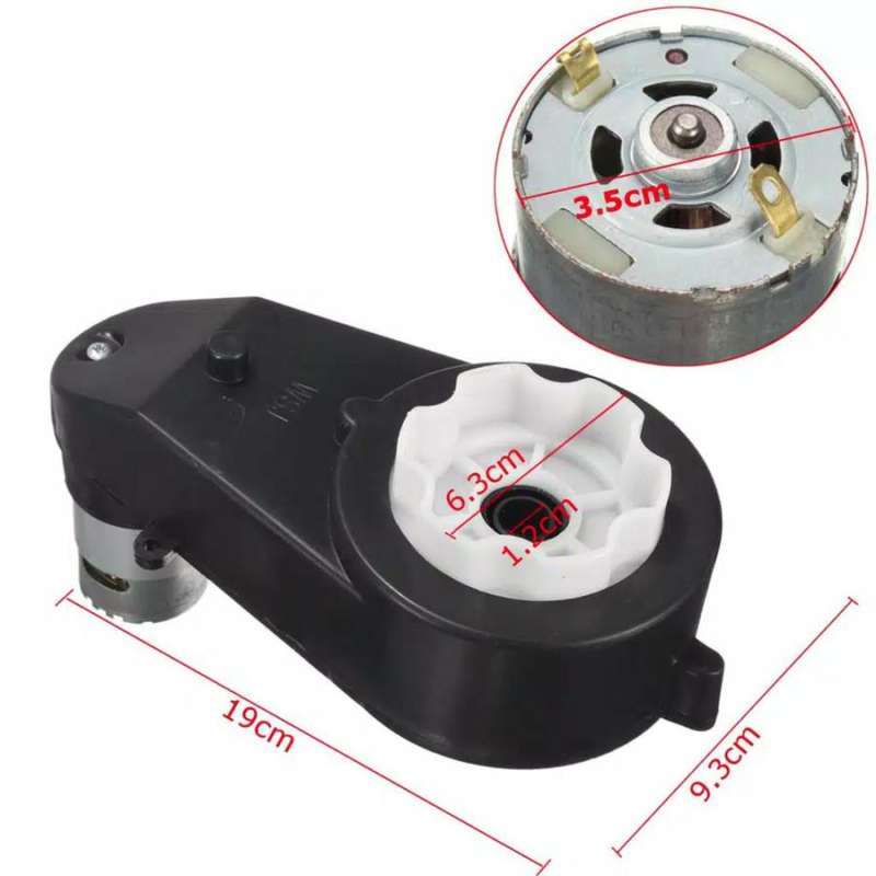 Jual Gearbox Gear Box Mobil Motor Aki 12v 15.000 Rpm Dinamo Besar Di