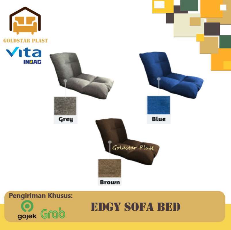 Promo SOFA BED LANTAI / EDGY SOFA BED VITA BY INOAC Diskon 34 di