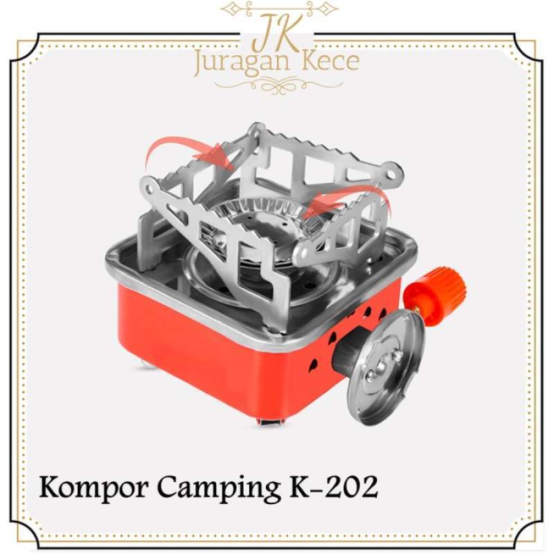 Jual Kompor Camping Mini K202 Lipat Portable Gas Stove Travel Berkemah di Seller Leon Storee