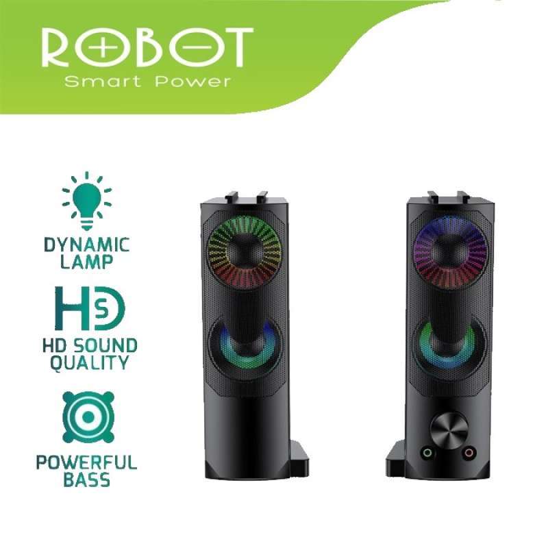 Jual Speaker Robot Soundbar RS300 Gaming Speaker Laptop PC Komputer