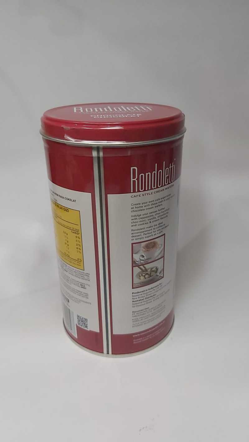Promo Rondoletti Cream Wafers Roll Astor 400gr - Cappucino Diskon 8% Di ...