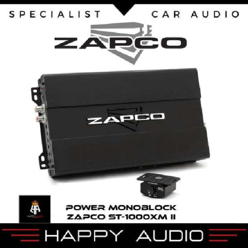 Jual Power Amplifier Monoblock ZAPCO ST1000XM II Class D Bass/Sub Amp