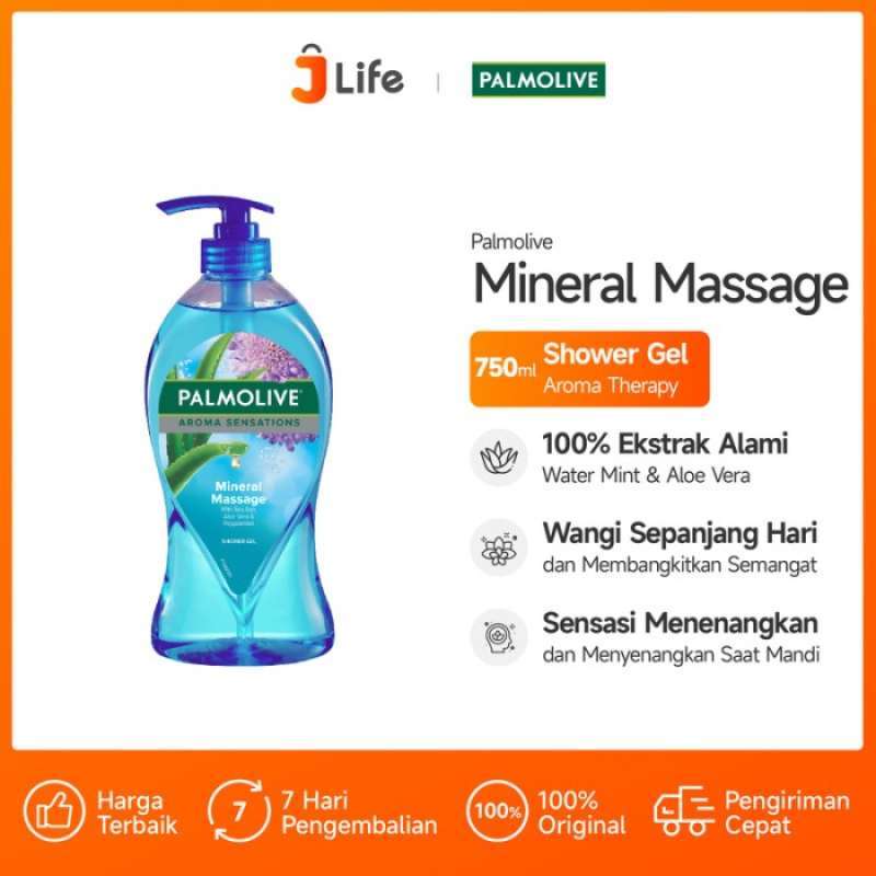 Promo JLife Palmolive Sensation Massage Shower Gel/Sabun Mandi 750ml