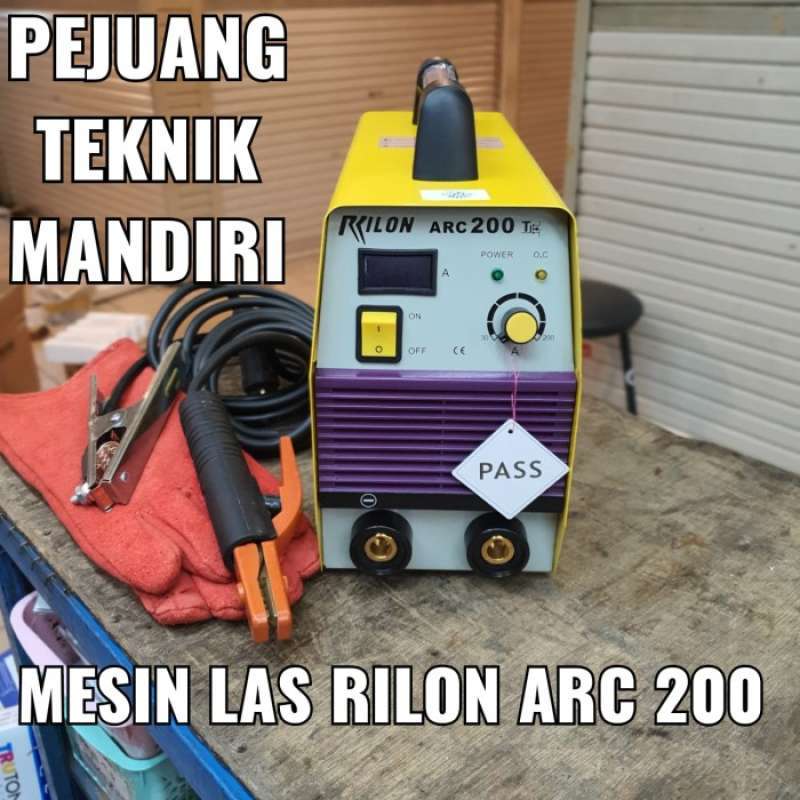Jual MESIN LAS INVERTER RILON ARC 200 / TRAFO LAS RILON ARC 200T di ...