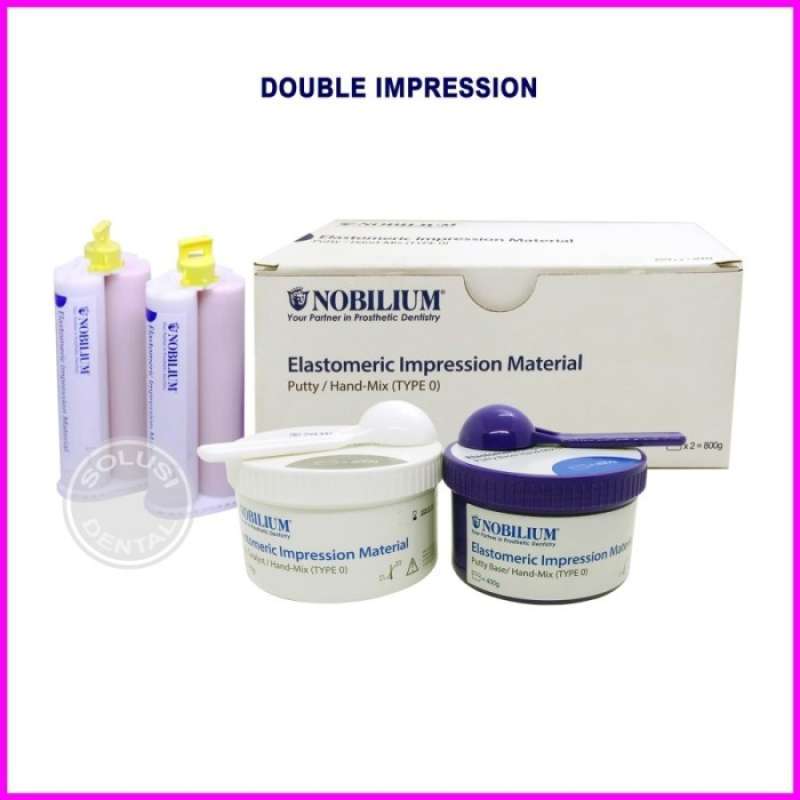 Promo DENTAL PUTTY DOUBLE IMPRESSION / LIGHT BODY NOBILIUM SET DENTAL