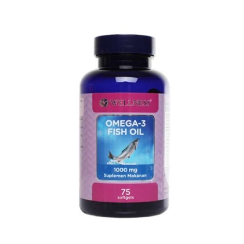 Jual Wellness Omega3 Fish Oil 1000mg Omega 3 1000 Mg 150 Softgels Di ...