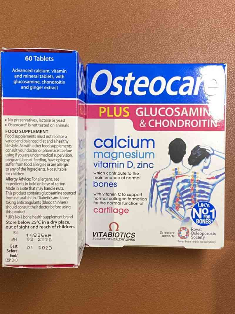 Promo OSTEOCARE PLUS GLUCOSAMINE & CHONDROITIN 60 TABLETS Diskon 33