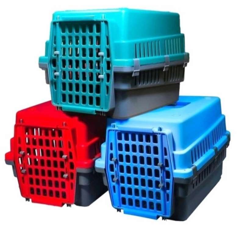 Promo PET CARRIER PET CARGO CANEL BOX VOYAGER MEDIUM UKURAN (50X35X35CM