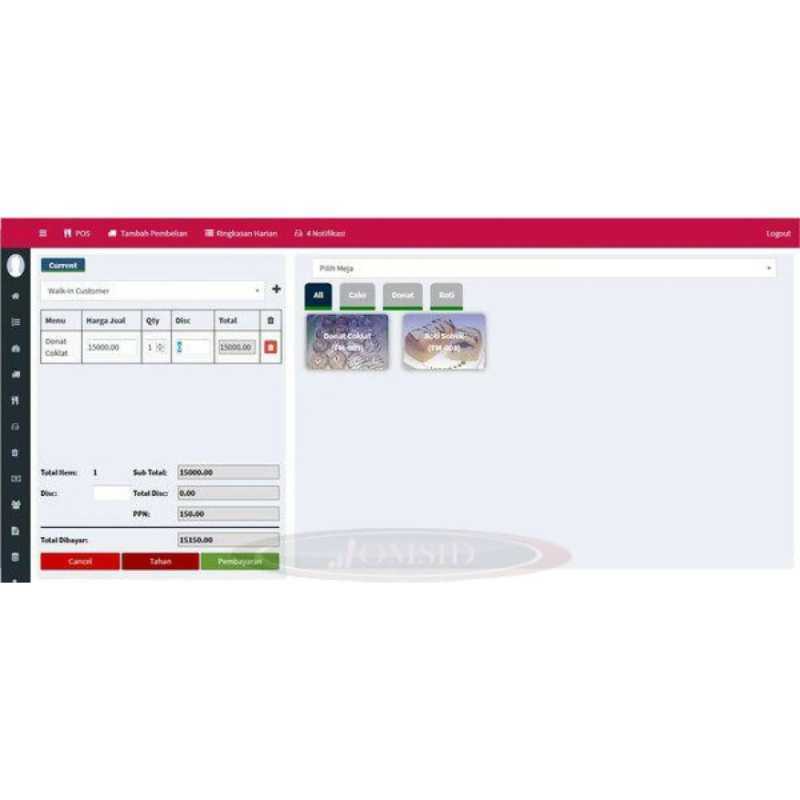 Jual Project Source Code Aplikasi Resto POS & Inventory di Seller OMSID ...