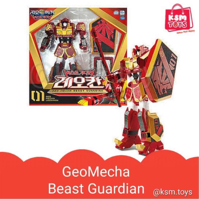 Jual Geo Mecha Beast Guardian 02 Robot geomecha transformation action ...