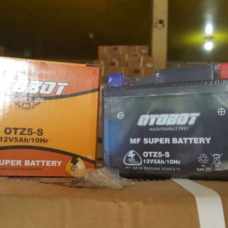 Promo Aki Kering Motor Honda Beat Otobot Gtz5S 5Ah Diskon 23% di Seller