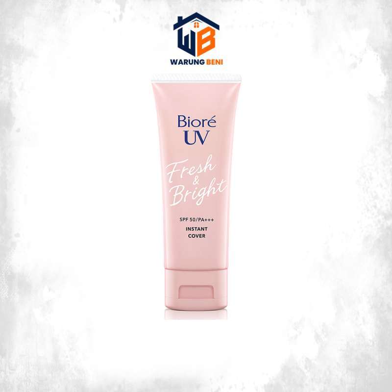 Jual Biore Uv Fresh & Bright Instant Cover Sunscreen Spf 50+ Pa+++ 30g ...