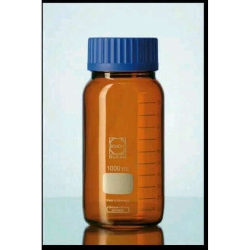 Promo Laboratory bottle wide neck amber 1000ml DURAN / Botol amber