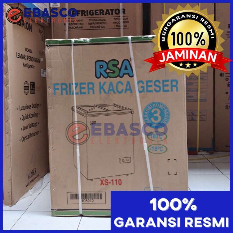 Jual Rsa Xs Chest Freezer 110 Kapasitas 100 Liter Di Seller Ebasco ...