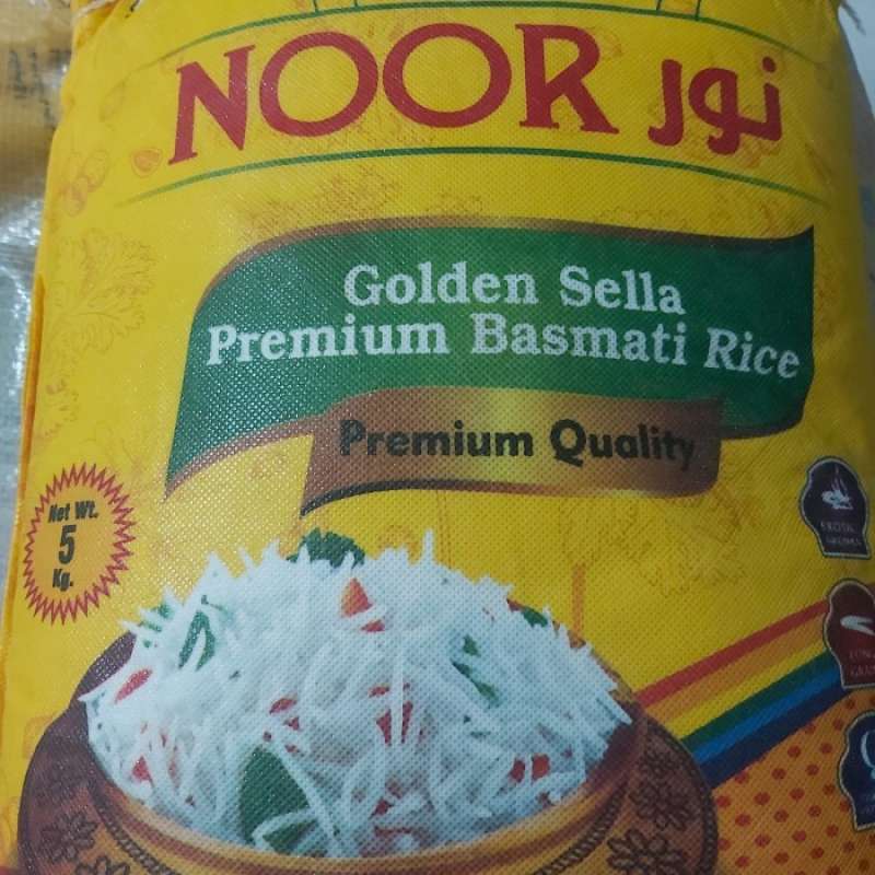 Jual Beras Basmati NOOR Golden Sella 5kg Beras Diabetes di Seller