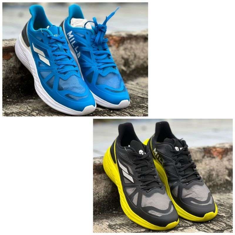 Promo SEPATU LARI MILLS TREXIMO SAGA NEW RUNNING SHOES 41 BLACK